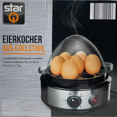 Produktbild von StarQ Eierkocher für 7 Eier inkl. Messbecher mit Eipicker