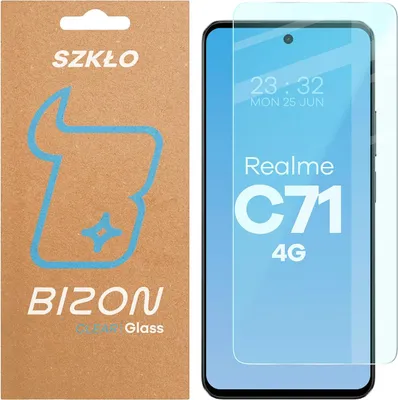 Produktbild von Gehärtetes Glas für Realme C71 4G, Bizon Glass Clear 2