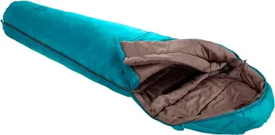 Productafbeelding van GRAND CANYON KANSAS 190 / Warme mummieslaapzak voor 3 seizoenen / Comfortlimiet 0° / Vulling van synthetische vezels / Zacht en comfortabel / Geschikt voor kamperen, wandelen, outdooractiviteiten en festivals