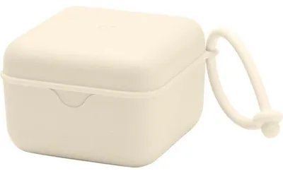 Zdjęcie produktu dla Pojemnik na smoczek BIBS, wytrzymałe etui z regulowanym wkładem, higieniczna ochrona dla smoczka, kolor: kość słoniowa