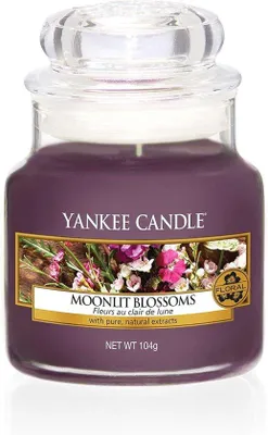 Productafbeelding van Kleine Pot Geurkaars Met Moonlit Blossoms Geur - 20-30 Uur Brandtijd
