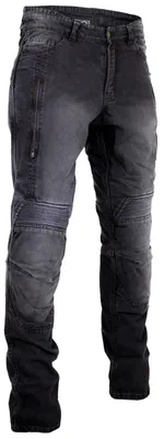 Produktbild von Herren Motorradjeans Bikerjeans mit Protektoren und Aramid Gewebe Motorrad Hose(W30 / L32,Anthrazit Grau)
