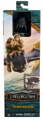 Obrázok produktu pre DreamWorks Dragons DWD FGR Movie 12in Toothless INTL GML, 4 rok / roky, Viacfarebný