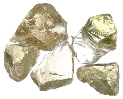 Feuerglas 400 g, 3-5 cm, gelb, gehärtete Glassteine für Gasfeuerstellen