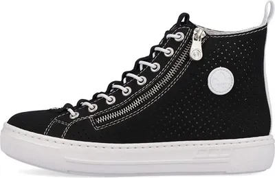 Produktbild von Rieker Sneaker - Schwarz Kunstleder Größe: 38 Normal