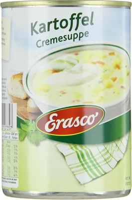 Produktbild von Erasco feine Kartoffel Cremesuppe mit Sahne verweinert 390ml