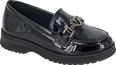 Produktbild von Cipriata - Mädchen Halbschuhe "Sina", Herz Sattel DF2476 (38 EU) (Schwarz)