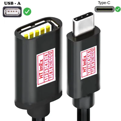Produktbild von USB Typ-C Kabel Verbindung USB-A Buchse auf USB-C Stecker OTG USB Stick Adapter
