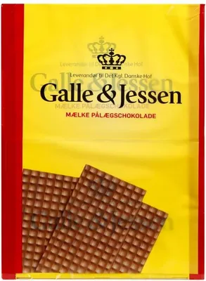 Produktbild von Galle & Jessen Mælke Pålægschokolade 2x108g