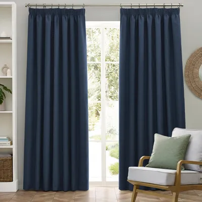 Verdunkelnder Thermo-Vorhang Pencil Pleat 229x137 cm