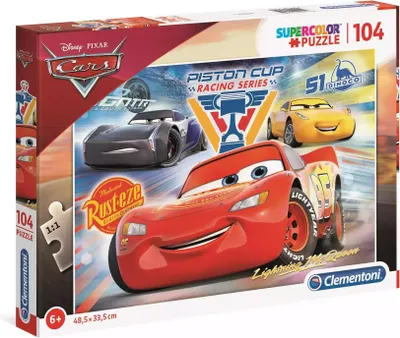 Zdjęcie produktu dla Clementoni Puzzle 104 Cars 3 27072