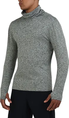Produktbild von TCA Herren Warm-Up Trichterhals Thermo Laufshirt - Hellgrau, L