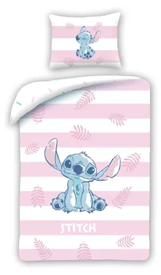 Zdjęcie produktu dla Komplet pościeli z motywem Lilo i Stich, 140 x 200 cm