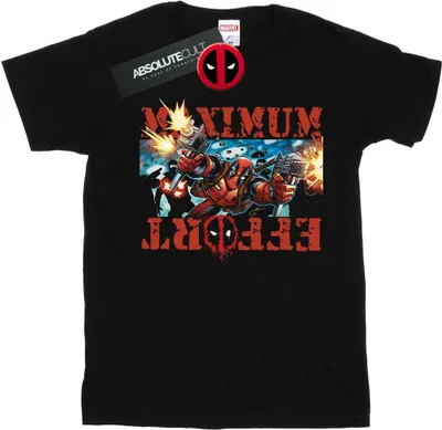 Produktbild von Marvel - "Maximum Effort" T-Shirt für Damen BI20462 (XL) (Schwarz)