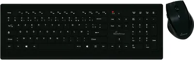 Produktbild von MediaRange Tastatur-Set + optis. 5 Tasten Funk-Maus (FR) sw