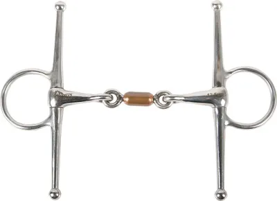 Produktbild von Harry´s Horse Vollknebeltrens Mit Kupferrollen Silber 12.5 cm Silber 12.5 cm