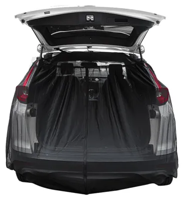 Image de Moustiquaire à fermeture éclair pour hayon, moustiquaire magnétique pour SUV, moustiquaire portable pour voiture, idéale pour le camping, 192 x 150 cm