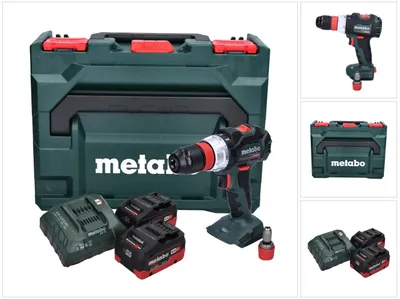 Zdjęcie produktu dla Metabo BS 18 LT BL Q akumulatorowa wiertarko-wkrętarka 18 V 75 Nm bezszczotkowa + 2x akumulator 8,0 Ah + ładowarka + metaBOX