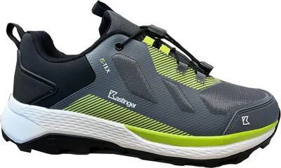 Image de Chaussures outdoor Sneaker steel grey/lime imperméable Kastinger-Tex tailles 30 à 36