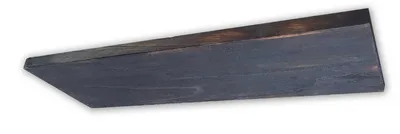 Produktbild von CountryWood-Tisch – mit der Yakisugi-Methode behandelt – dunkles Carbon – Größe 5x2x203 cm