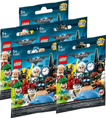 Produktbild von LEGO Minifigures - Batman Movie Serie 2 (71020) - 5 Tüten