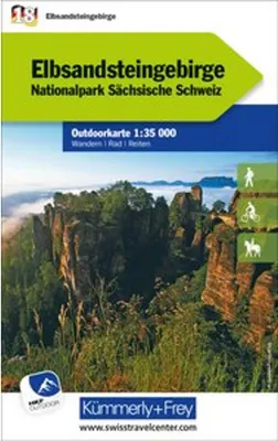 Image de Kümmerly+Frey Carte Outdoor Allemagne 18 Elbsandsteingebirge 1:35.000