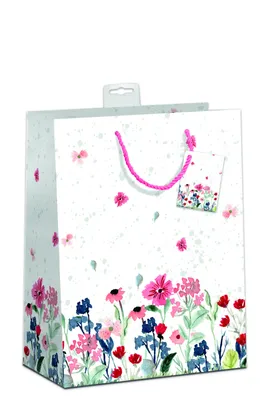 Produktbild von 6 Geschenktaschen, Bundle Large / A4-Format Blumenwiese 21,00 pro Tüte 3,50