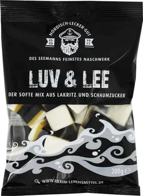 Produktbild von Rexim Luv & Lee Lakritz & Schaumzucker 200g
