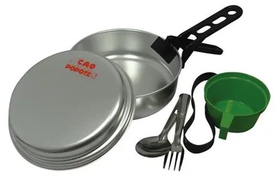 Imagen del producto de Pajita reutilizable Alu Scout, para 1 persona, de 7 piezas - Cao