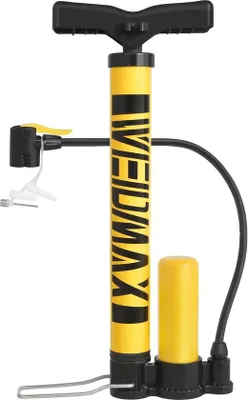 Produktbild von Famanu Mini Fahrradpumpe - Tragbare Hochdruckpumpe mit Booster