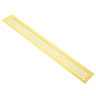 Zdjęcie produktu dla Kratka wentylacyjna meblowa złota 80x800 mm kratka meblowa długa złoty mat