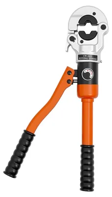 Immagine prodotto di Set di pinze crimpatrici idrauliche - Pinza manuale per connettori a crimpare - Forza di crimpatura: 80 kN - Crimpatrice idraulica per connettori
