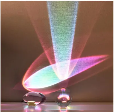 Produktbild von 16-Farben-Kristalllampe, kleine LED-Tischlampe, Nachtlicht, mit Fernbedienung, fünf Helligkeiten, geeignet für Schlafzimmer-Wohnzimmer-Partydekoration
