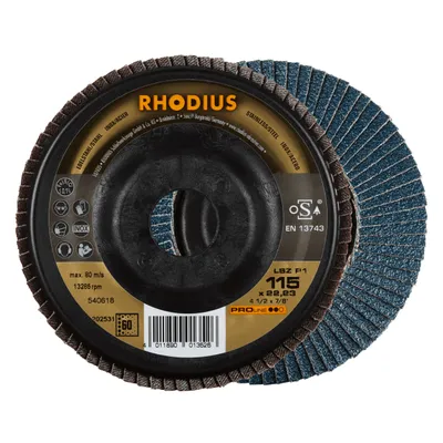 Produktbild von Rhodius 202531 LSZ P1 Flap disc Stainless steel, Steel 10 pc(s)