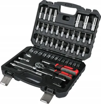 Obrázek produktu pro Sada 53 kusů 1/4" nástrčných klíčů Schmith s ráčnou