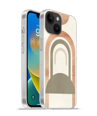 Produktbild von MuchoWow® Handyhülle Schutzhülle Hülle für Apple iPhone 14 - Softcase Rosa - Grün - Abstrakt Silikon Softcase Handy Hülle - Mobiltelefonhülle