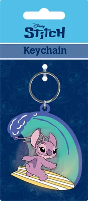 Immagine prodotto di Lilo & Stitch - Angelo che fa surf - Portachiavi a rotazione