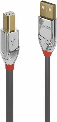 Imagen del producto de Lindy 36645 USB 2.0 Kabel Typ A/B Cromo Line M/M 7.5m