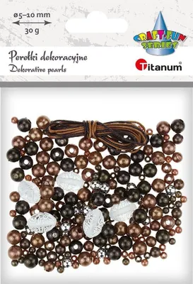Image de Découvrez le charme des perles dans une élégante teinte noire ! Parfait pour tout projet de bricolage, un 30g sensuel d'étincelles pour donner vie à vos idées !