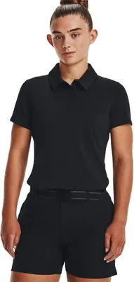 Produktbild von Damen-T-Shirt UNDER ARMOUR UA PLAYOFF SS POLO 1377335-001 SCHWARZ Größe: XS