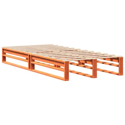 Produktbild von Massivholzbett ohne Matratze Wachsbraun 90x190 cm Kiefernholz