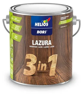 Obrázok produktu pre Alkidový Lak Na Drevo 3V1 Čereša 2.5 L Helios Bori