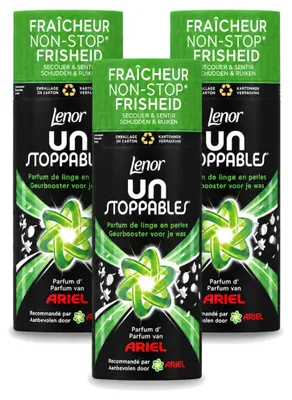 Produktbild von 3 x Lenor Unstoppables Ariel Duftbooster - 165 g - Vorteilspackung - 3 Stücke