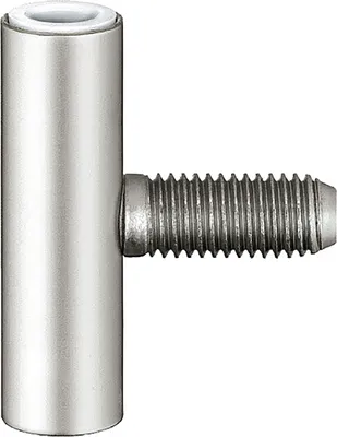 Produktbild von Simonswerk Türband Rahmenteil V4700WF Gewinde M10x1 Feingewinde - Band ø 15mm für Holztüren, Stahl vernickelt