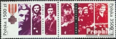 Produktbild von Briefmarken Polen 1992 Mi 3413-3414 Paar (kompl.Ausg.) postfrisch Weltkrieg