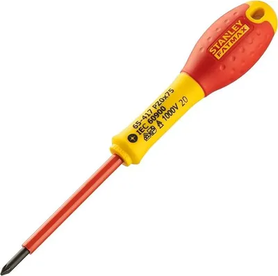 Image de Stanley Fatmax Insulated Screwdriver VDE PZ0x75 mm, 1000V