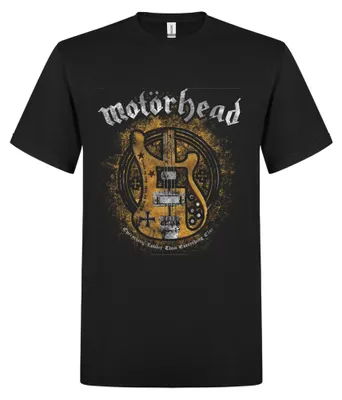 Produktbild von Motörhead T-Shirt Lemmy Bass Design, Offizielles Band Merchandise aus 100% Baumwolle