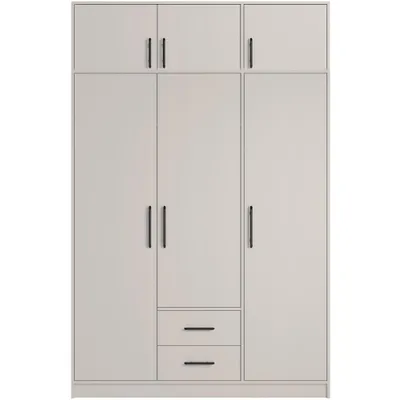 Produktbild von Marmex Garderobenschrank mit Schrankaufsatz SMART 2N Cashmere 150x230x56 cm