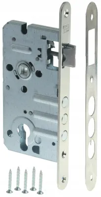 Produktbild von LOB Zylinderriegelschloss ZT75 Nickel 72/50 Universal Links Rechts