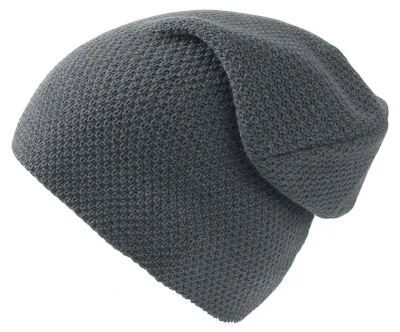 Produktbild von Atlantis Snobby Waffel Strick Beanie Mütze LT886 (Einheitsgröße) (Dunkelgrau)